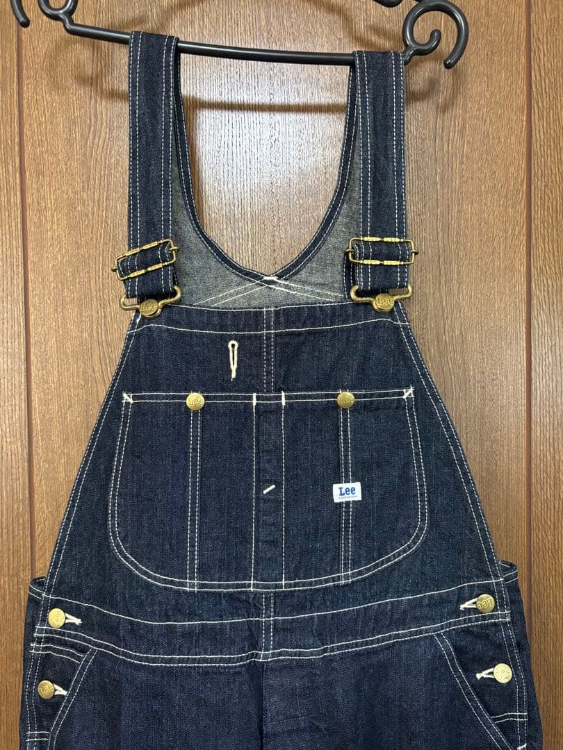 Lee ダークデニム オーバーオール　W34