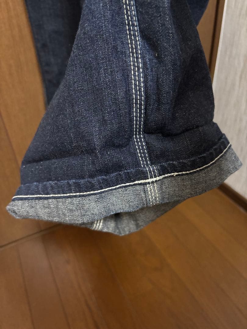 Lee ダークデニム オーバーオール　W34