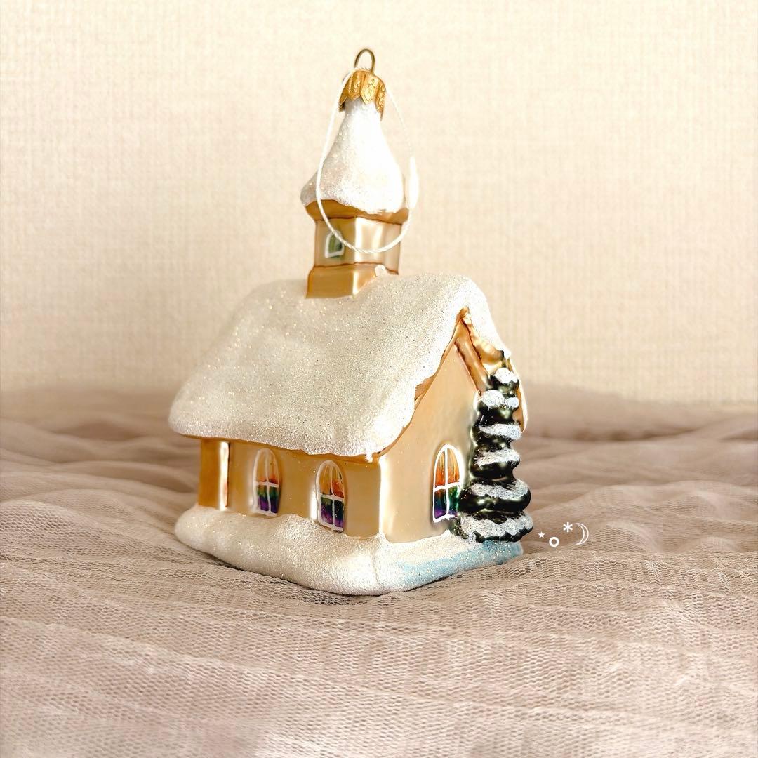 アスティエ クリスマス ガラス ハウス オーナメント