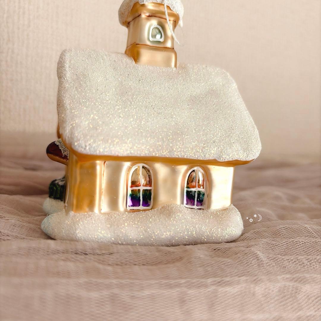 アスティエ クリスマス ガラス ハウス オーナメント