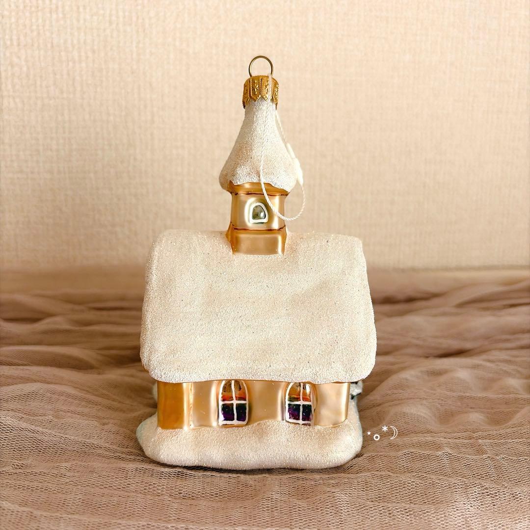 アスティエ クリスマス ガラス ハウス オーナメント