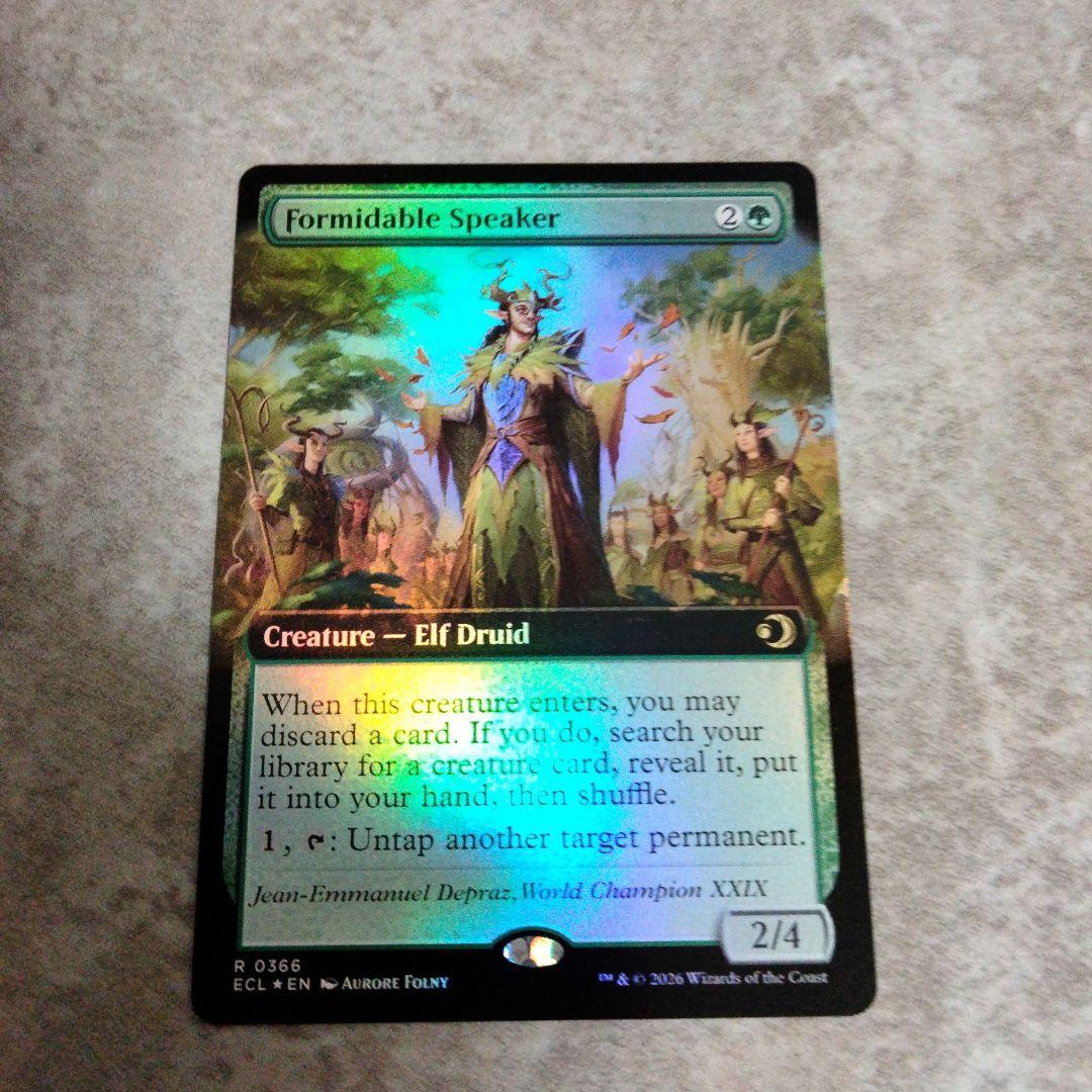 MTG　英語版foil　並外れた語り部