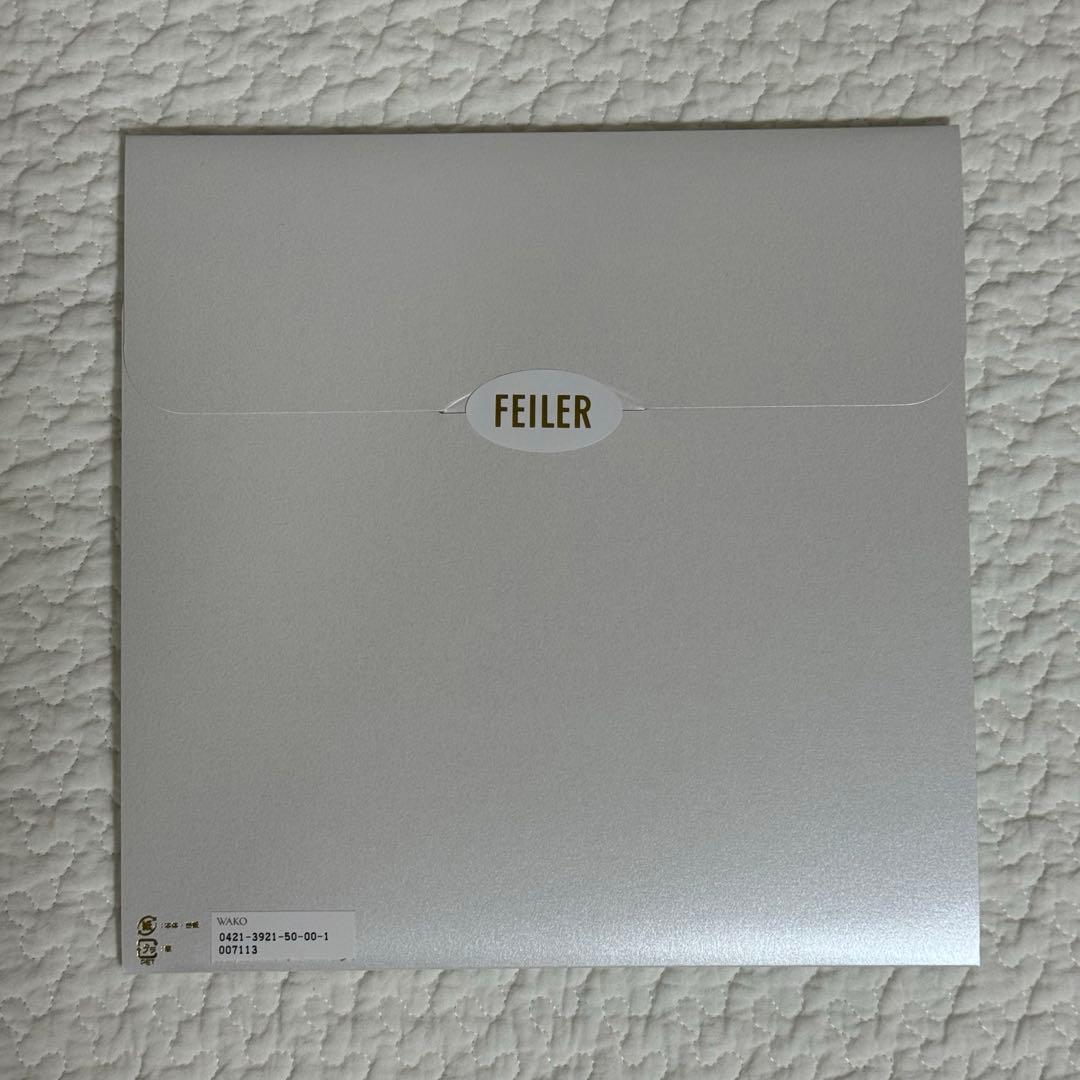 和光限定 フェイラーWAKO TREE ハンカチ（ブラック1枚・グリーン1枚）