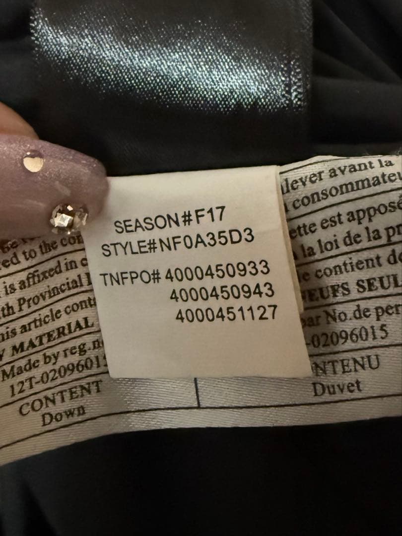 The North Face ブラック ダウンジャケット Lサイズ