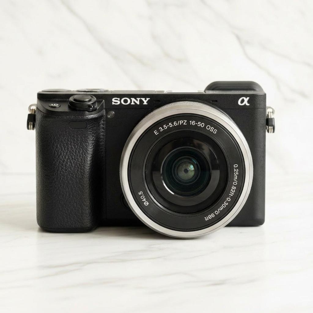 【美品】SONY α6400 レンズキット シルバーレンズ 予備バッテリー付