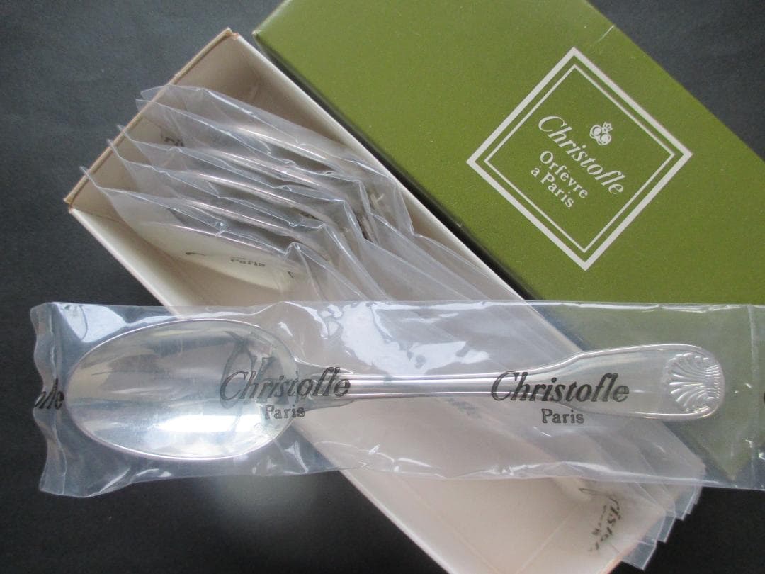 Moss 高級銀器☆クリストフルシルバー コーヒースプーン6本ヴァンドーム