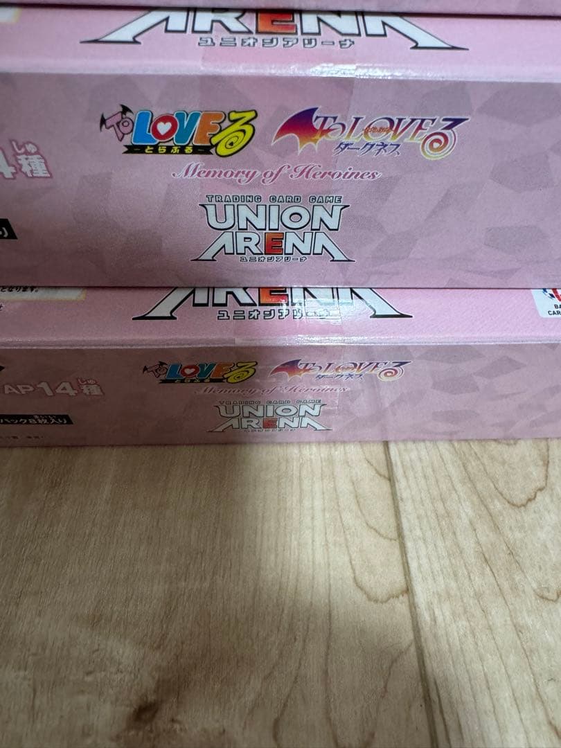 【テープあり未開封】UNION ARENA ToLOVEる 3BOX
