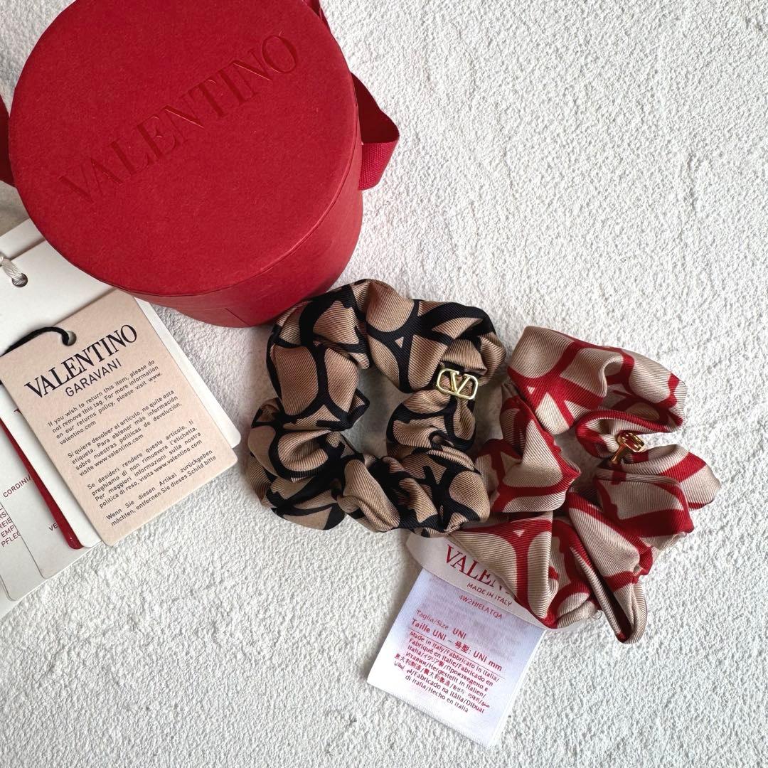 VALENTINO バレンチノ シュシュ ヘアゴム 2点セット