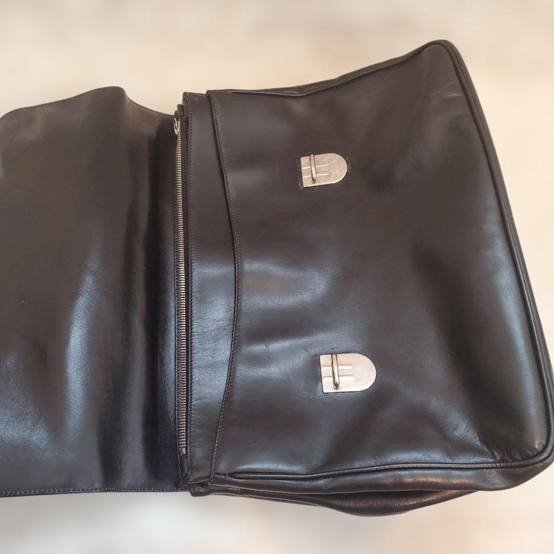 ⭐美品⭐PRADA オールレザー ブリーフケース ドクターバッグ 黒