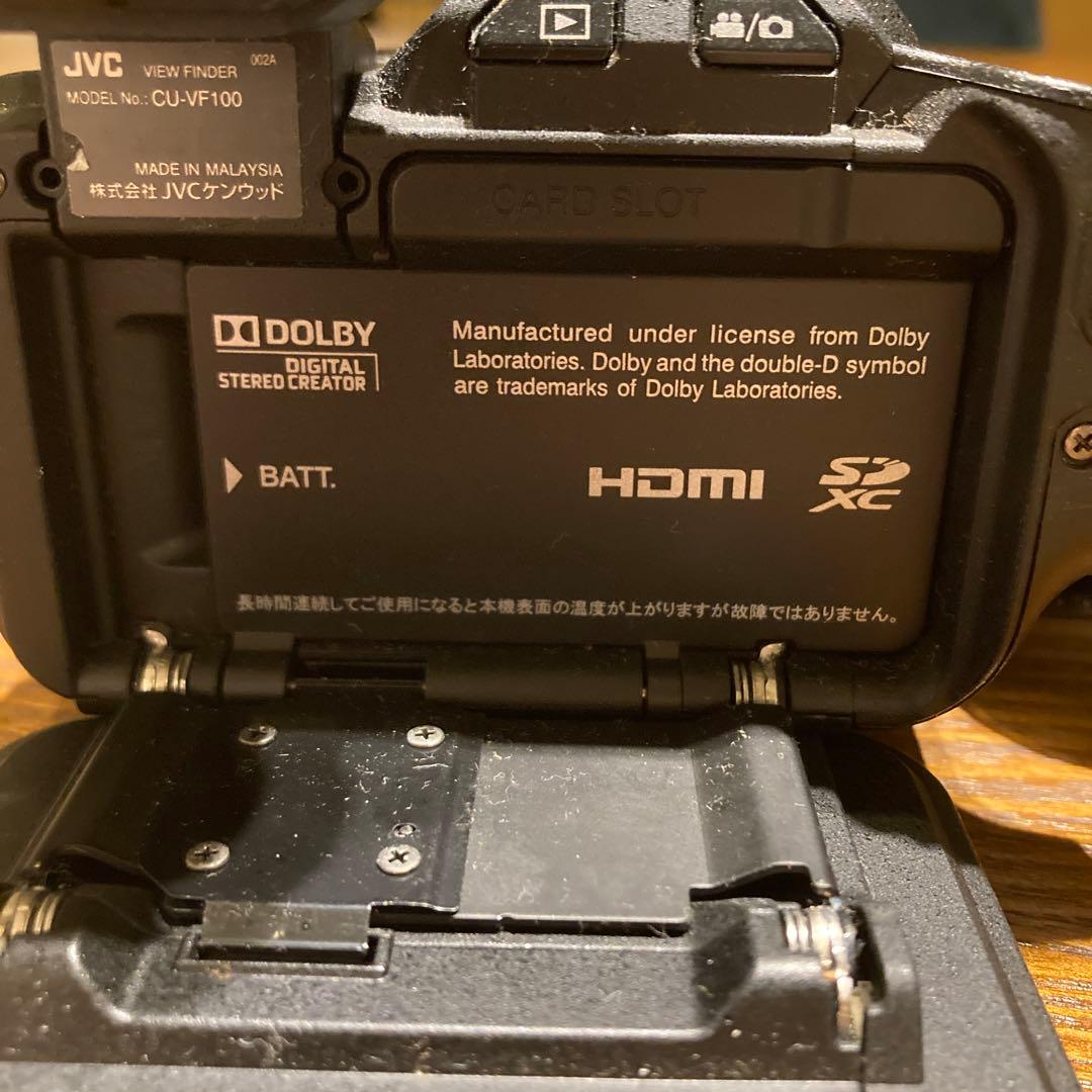 JVC HDメモリーカメラ GC-P100-Bバッテリー3個