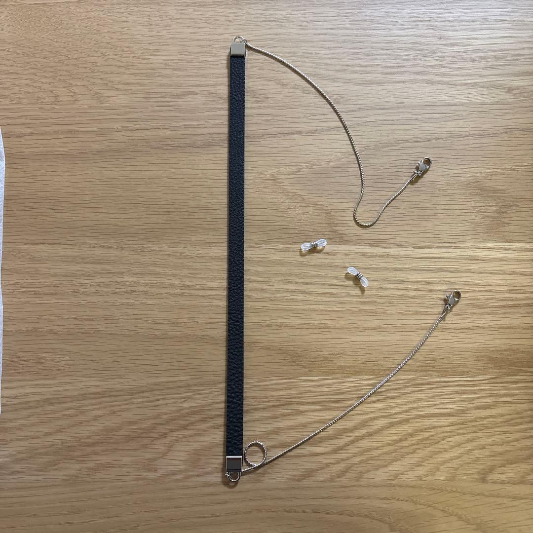 MBハイエンド シュランケンカーフレザーマスク&グラスコード　ブラック