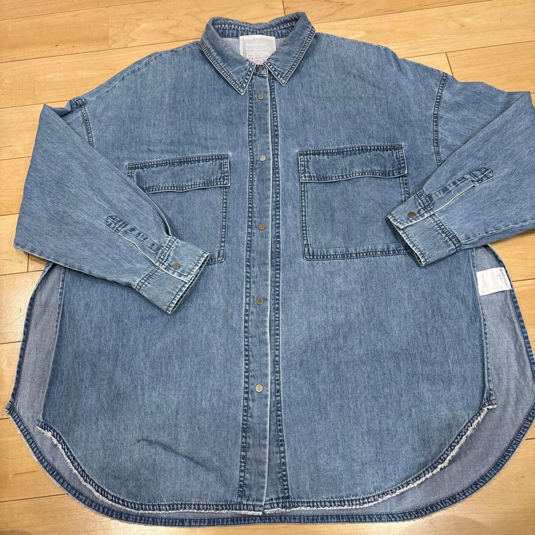 美品BEARDSLEYビアズリーFRIPIER ライトデニム　ダンガリー　シャツ