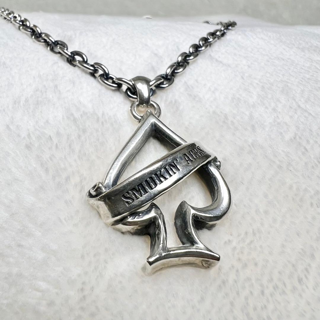 《受注生産品》 ラウドスタイルデザイン 高蝶 ネックレス シルバー925 肉厚