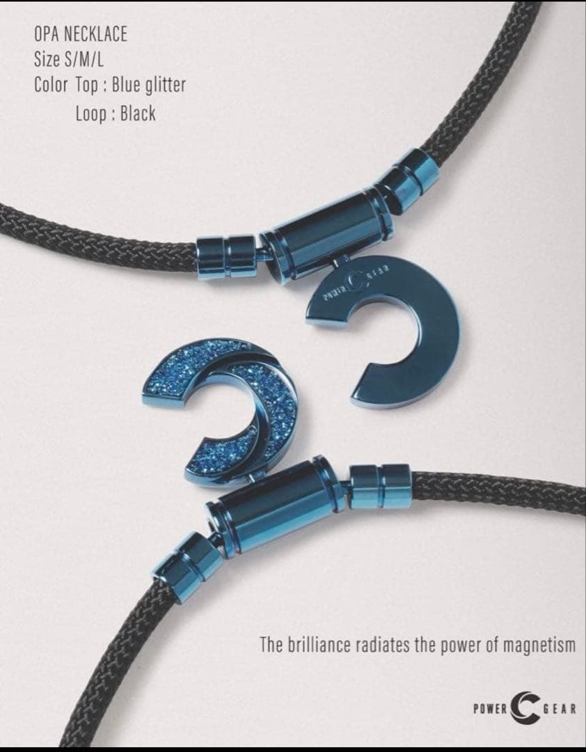 【新品】パワードギア　OPA ネックレス　KALLOS （BLUE）