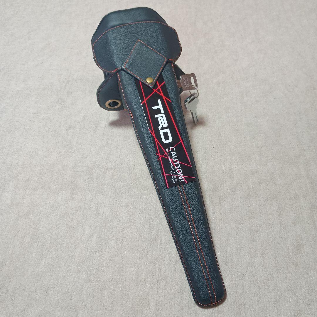 TRD プレミアムステアリングロック　ブラック　ハンドルロック　トヨタ