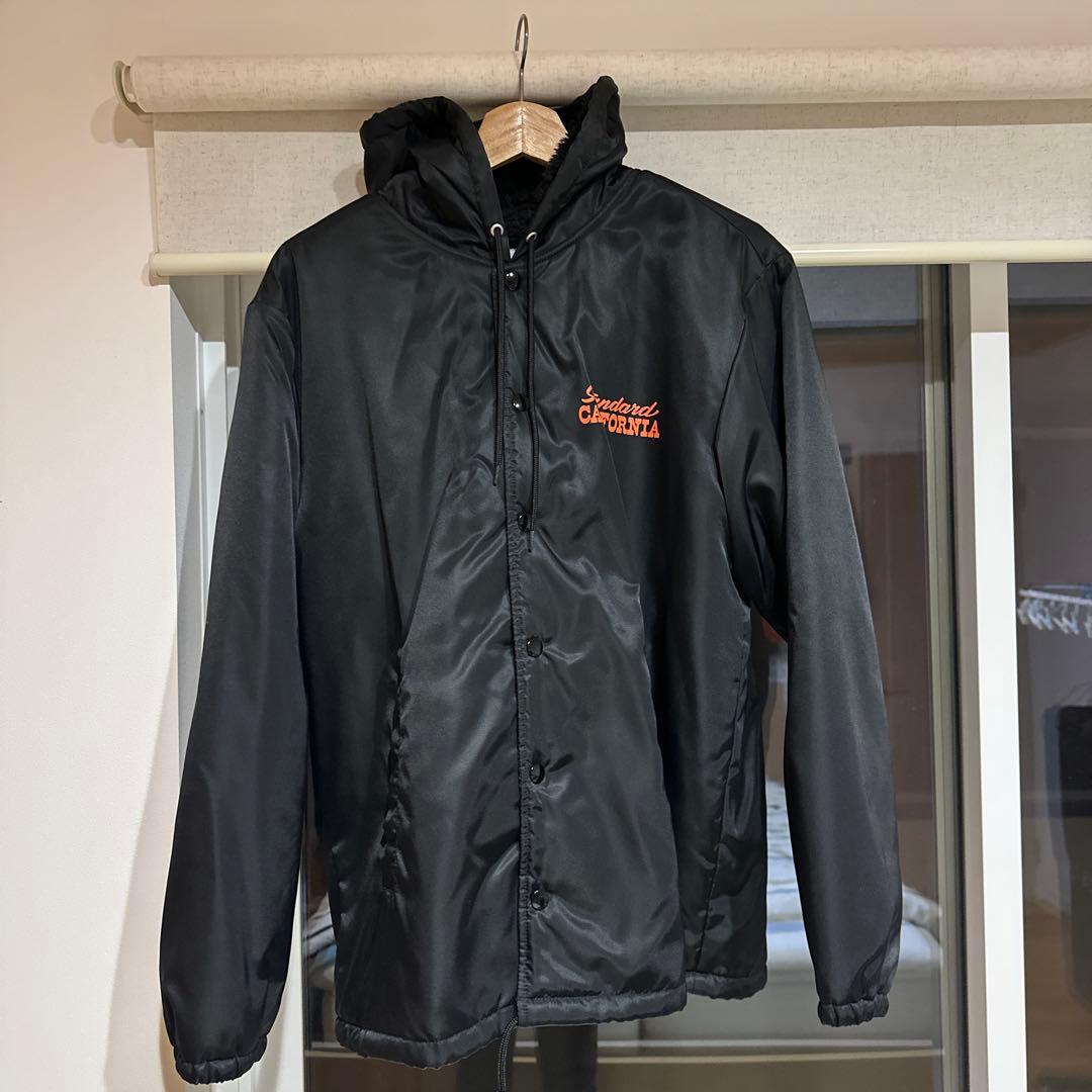 Standard California フード付きボアコーチジャケット