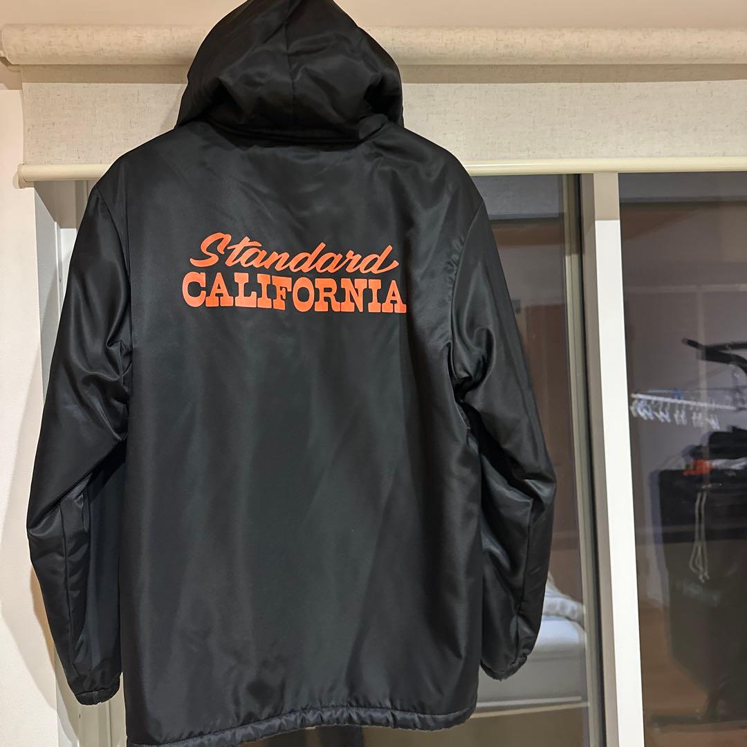 Standard California フード付きボアコーチジャケット
