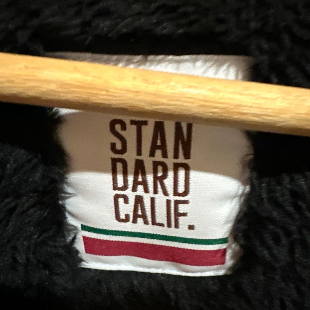 Standard California フード付きボアコーチジャケット