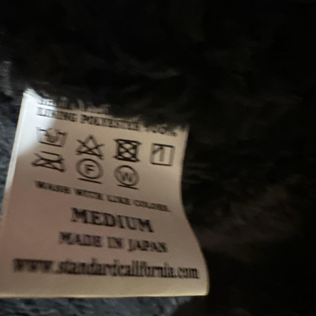 Standard California フード付きボアコーチジャケット