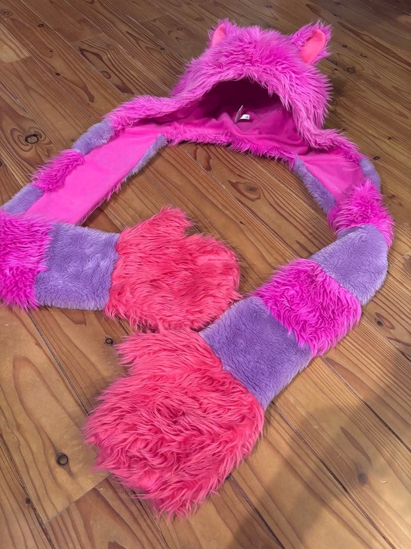 ディズニーファンキャップ手袋付きチシャ猫