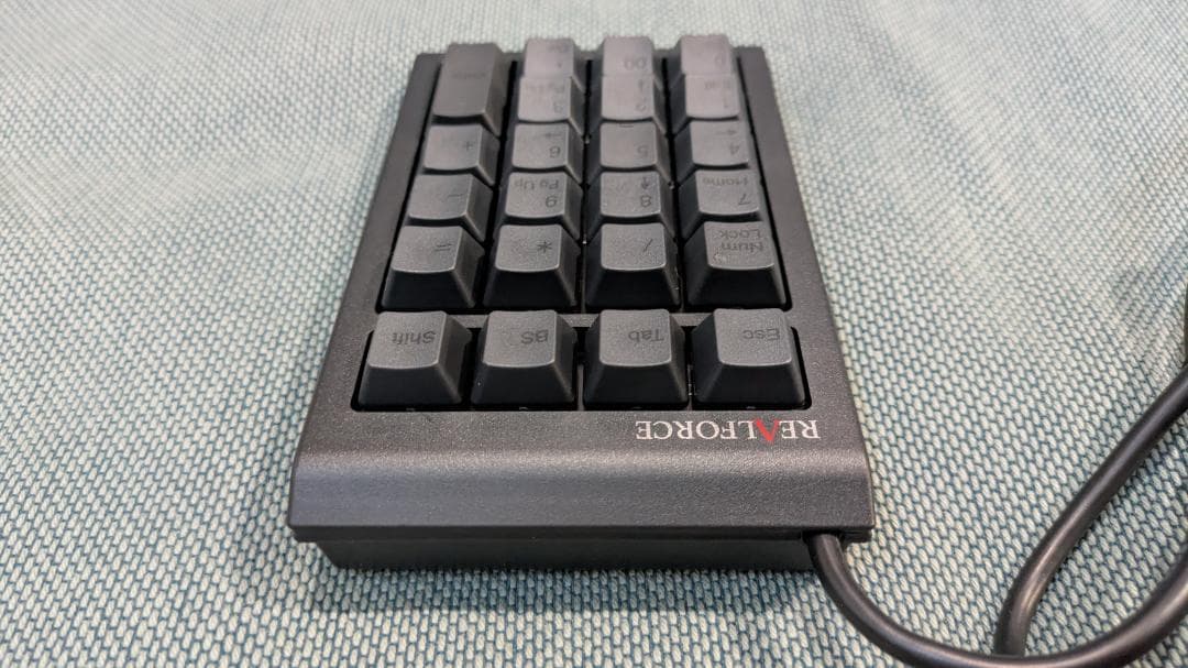 東プレ REALFORCE 23UB テンキー USB 有線 静電容量無接点