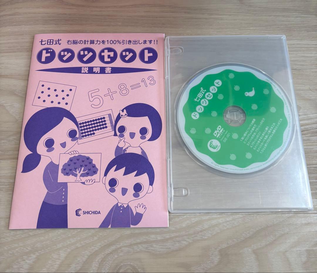 【6日、7日限定価格】七田式ドッツセット フラッシュカード マンスリーCD12枚