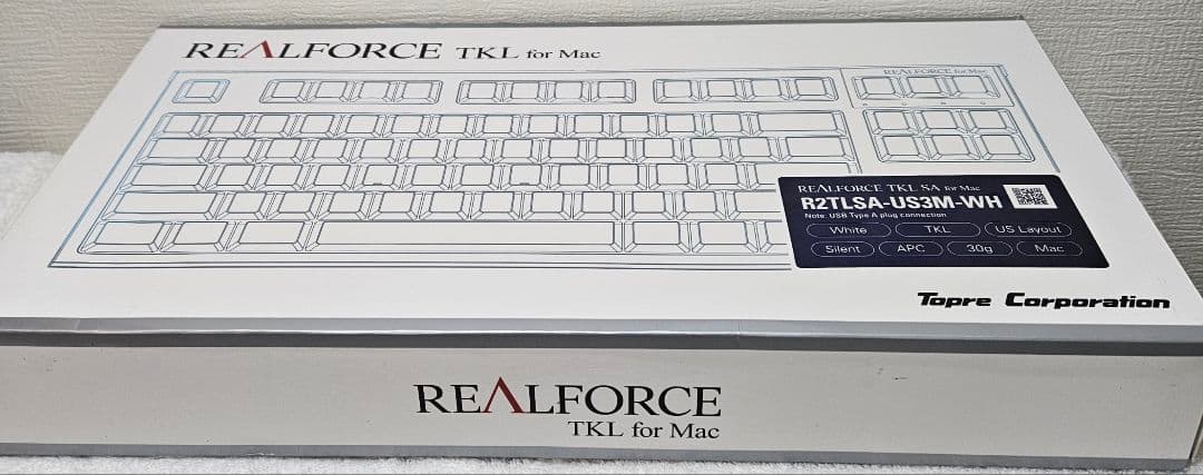 中古良品 REALFORCE TKL SA for Mac 英字配列版 1箱