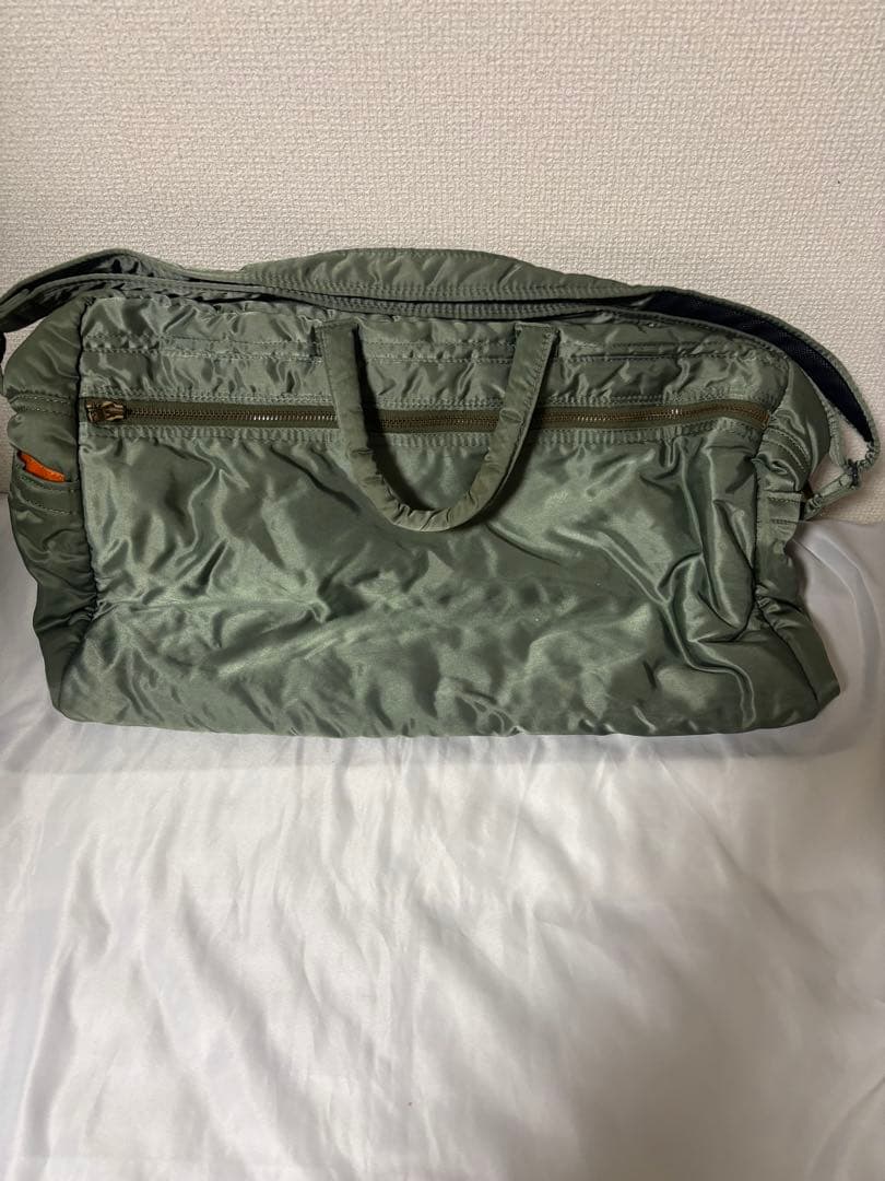 廃盤 希少 ポータータンカー ボストンバッグL ショルダーバッグ 大容量セージ