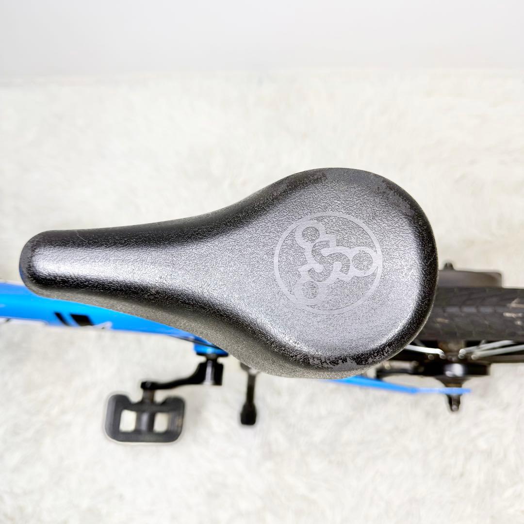 美品 STRIDER 14x ブルー バランスバイク キックスタンド付き