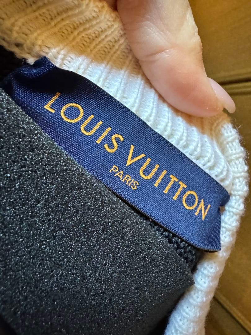 ルイ・ヴィトン 音符柄ニット LOUIS VUITTON XS