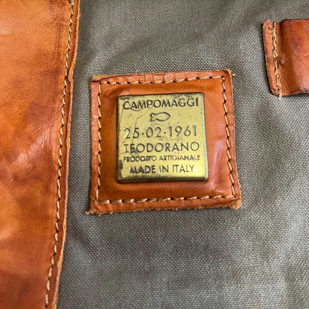 カンポマッジ2wayハンドバッグトートバッグショルダーバッグキャンバスレザー