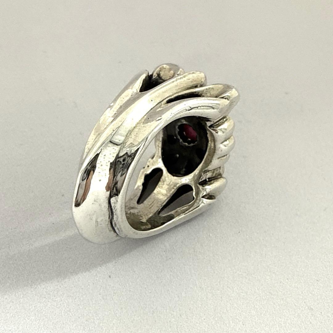 A&G ring with red stone エーアンドジー ストーン入20号