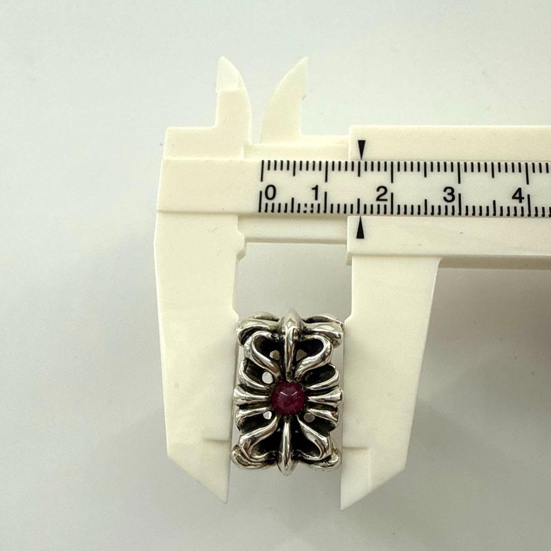 A&G ring with red stone エーアンドジー ストーン入20号