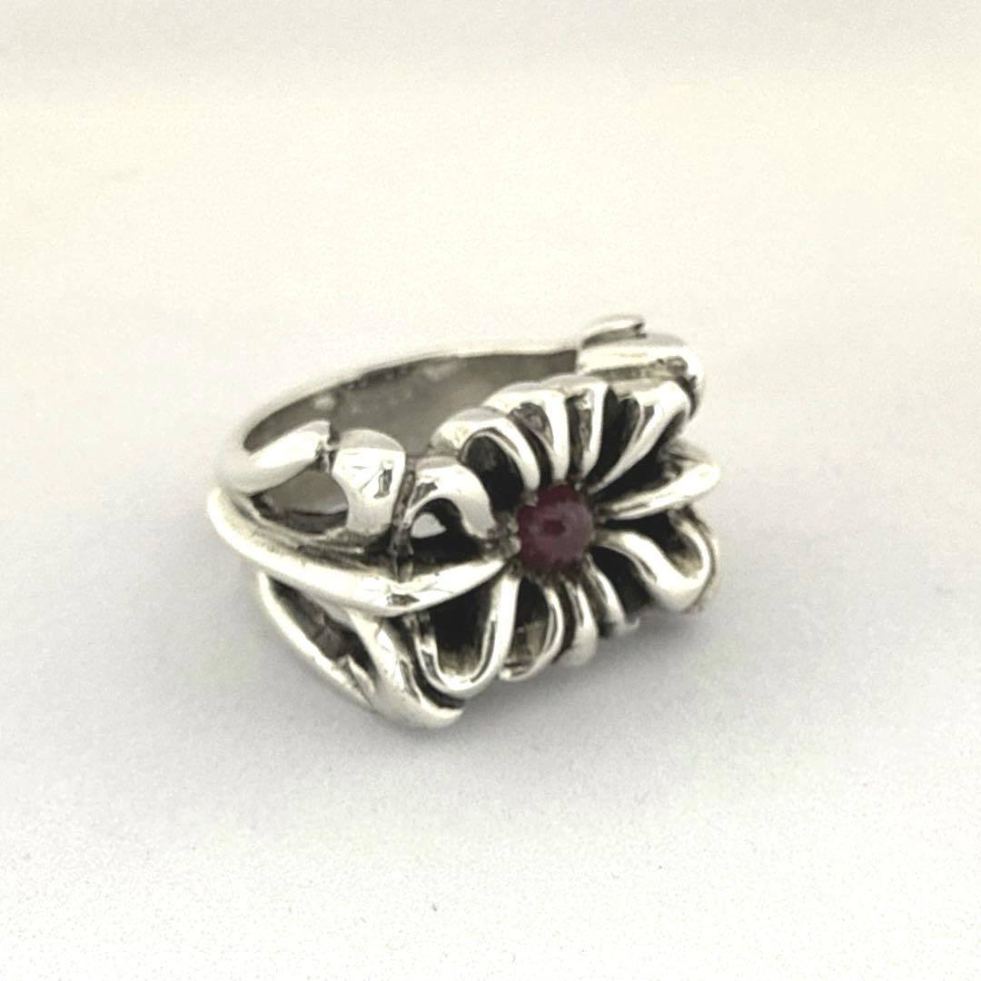 A&G ring with red stone エーアンドジー ストーン入20号