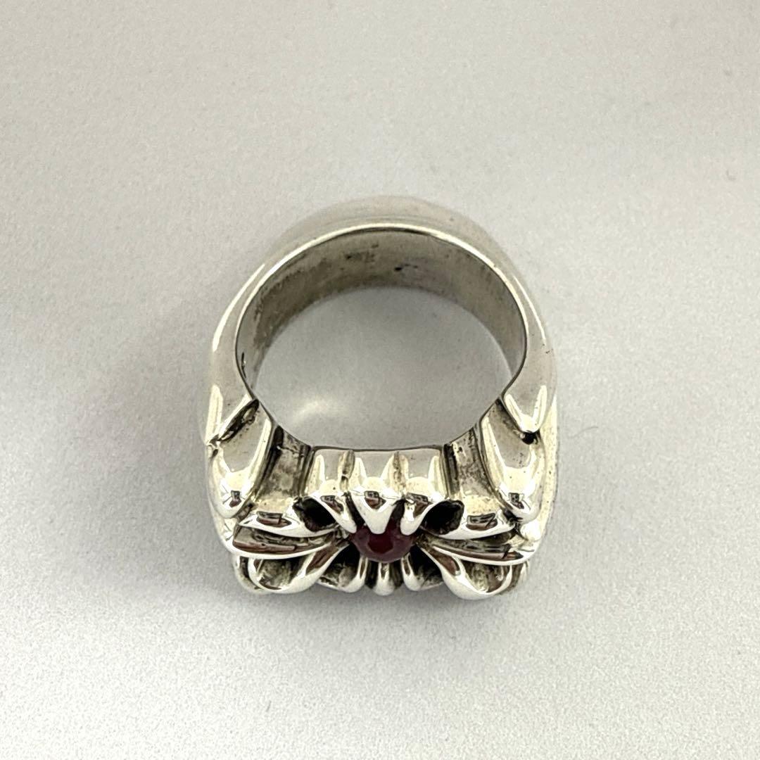 A&G ring with red stone エーアンドジー ストーン入20号