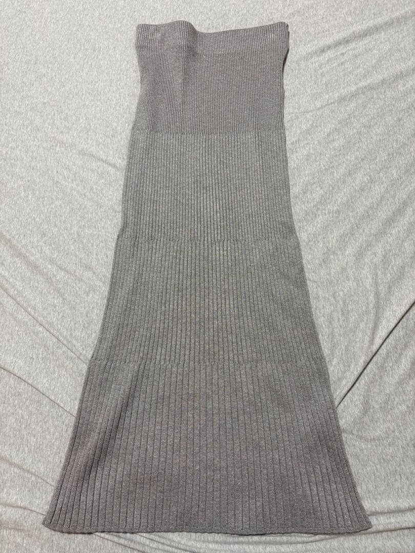 引越の為12/26まで値下げ⚠︎説明お読みください ノーブル リブニットスカート