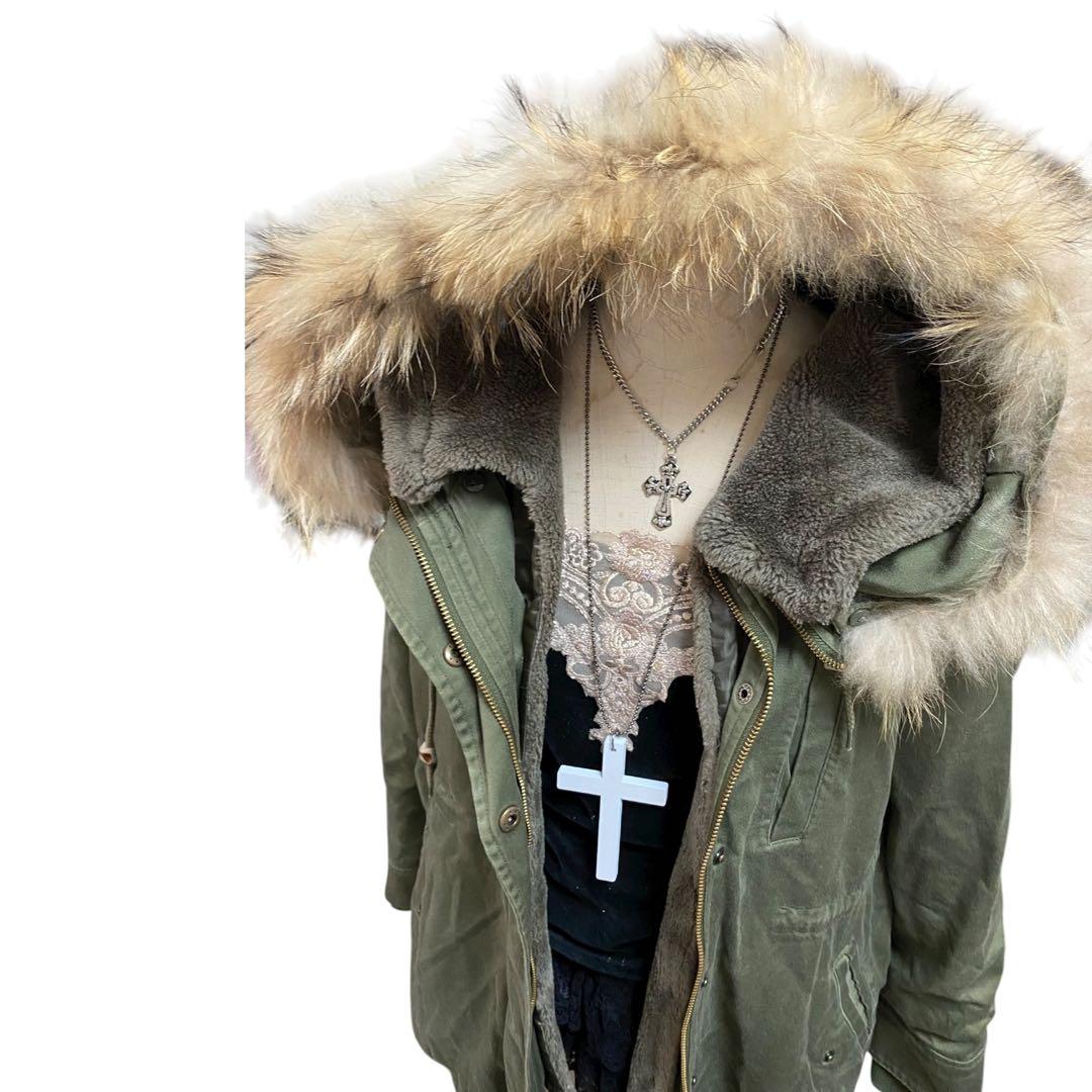 Y2K モッズコート ファー 平成ギャル archive ミリタリー お兄系