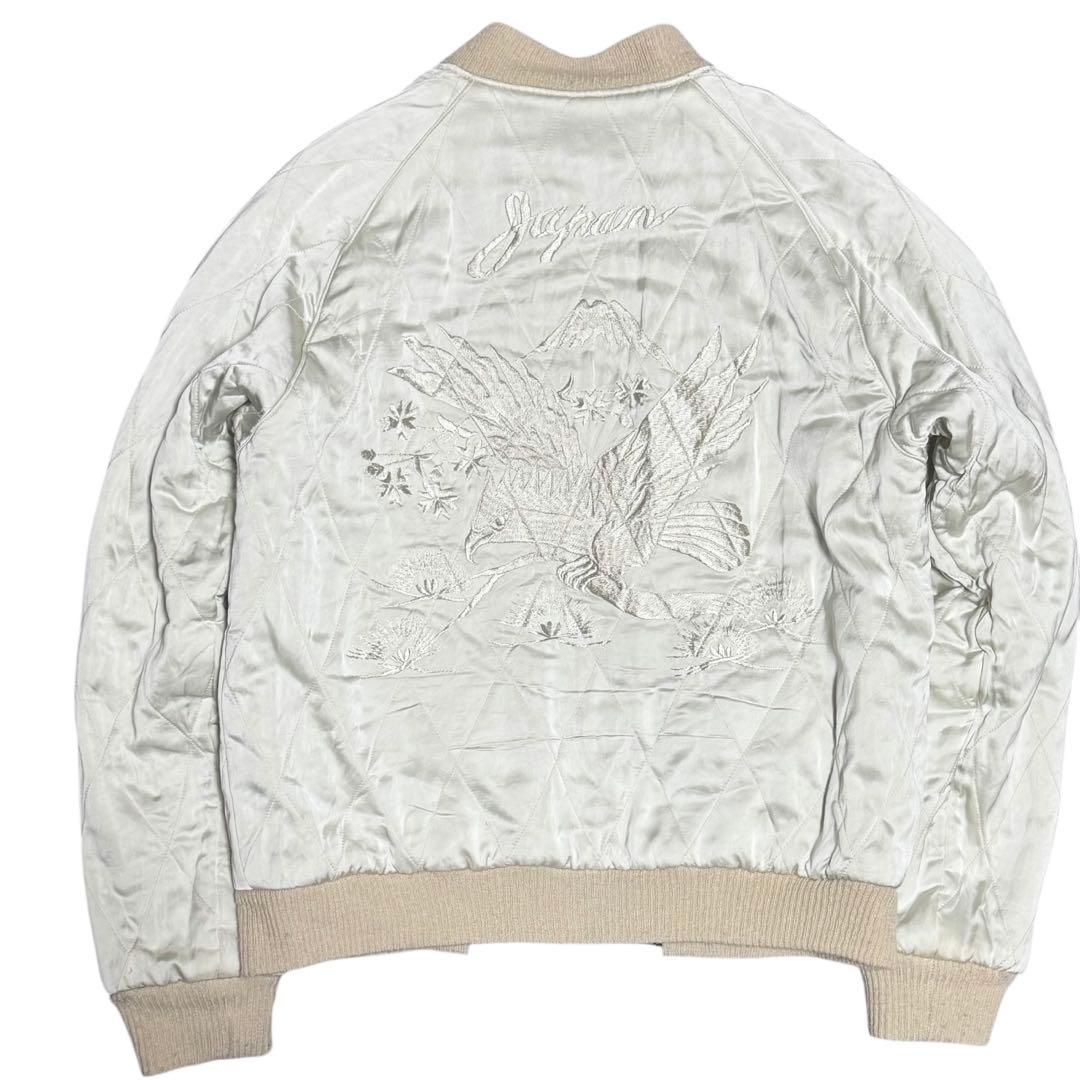 港商 東洋 JS別注 別珍×サテンキルト スーベニアジャケット 黒 サイズ中