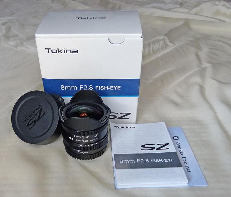 Tokina 8mm F2.8 FISH-EYEレンズ