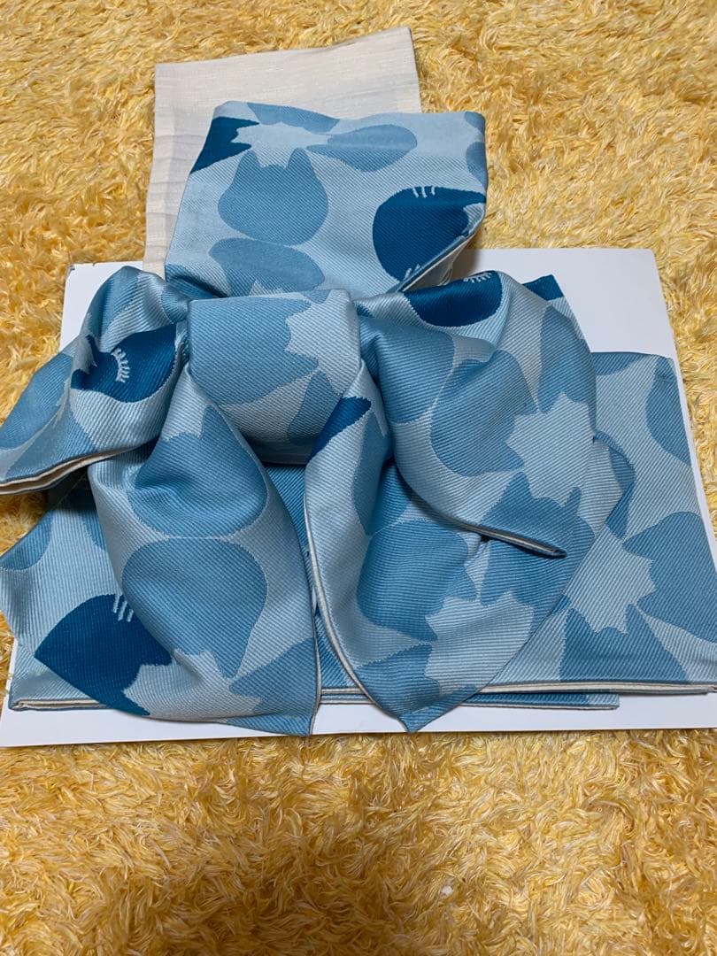 最終値下げ！　新品　猫柄　浴衣と帯　ねこ　にゃんこ