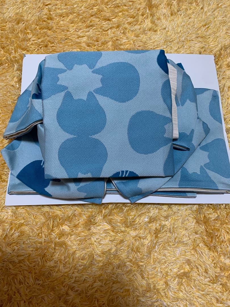 最終値下げ！　新品　猫柄　浴衣と帯　ねこ　にゃんこ