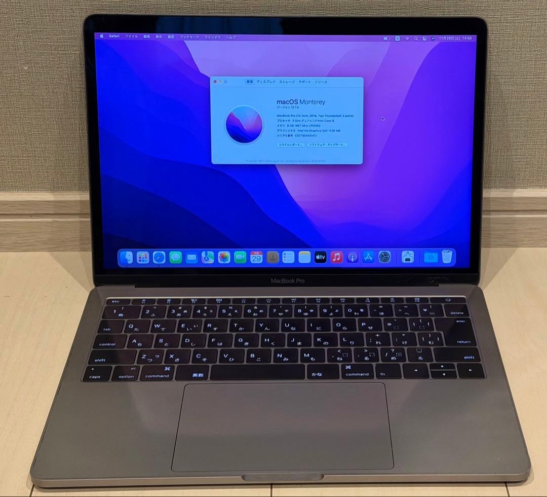 MacBook本体 MacBook Pro 2016 13inch 2 Thunderbolt 3