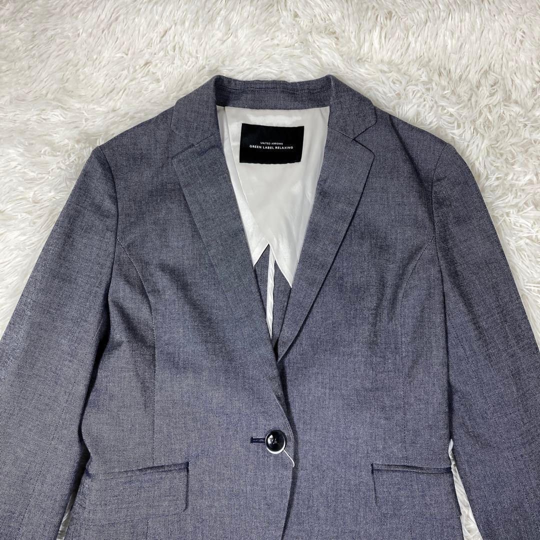 【未使用タグ付き品】コットンオックステーラー セットアップスーツ　ウォッシャブル