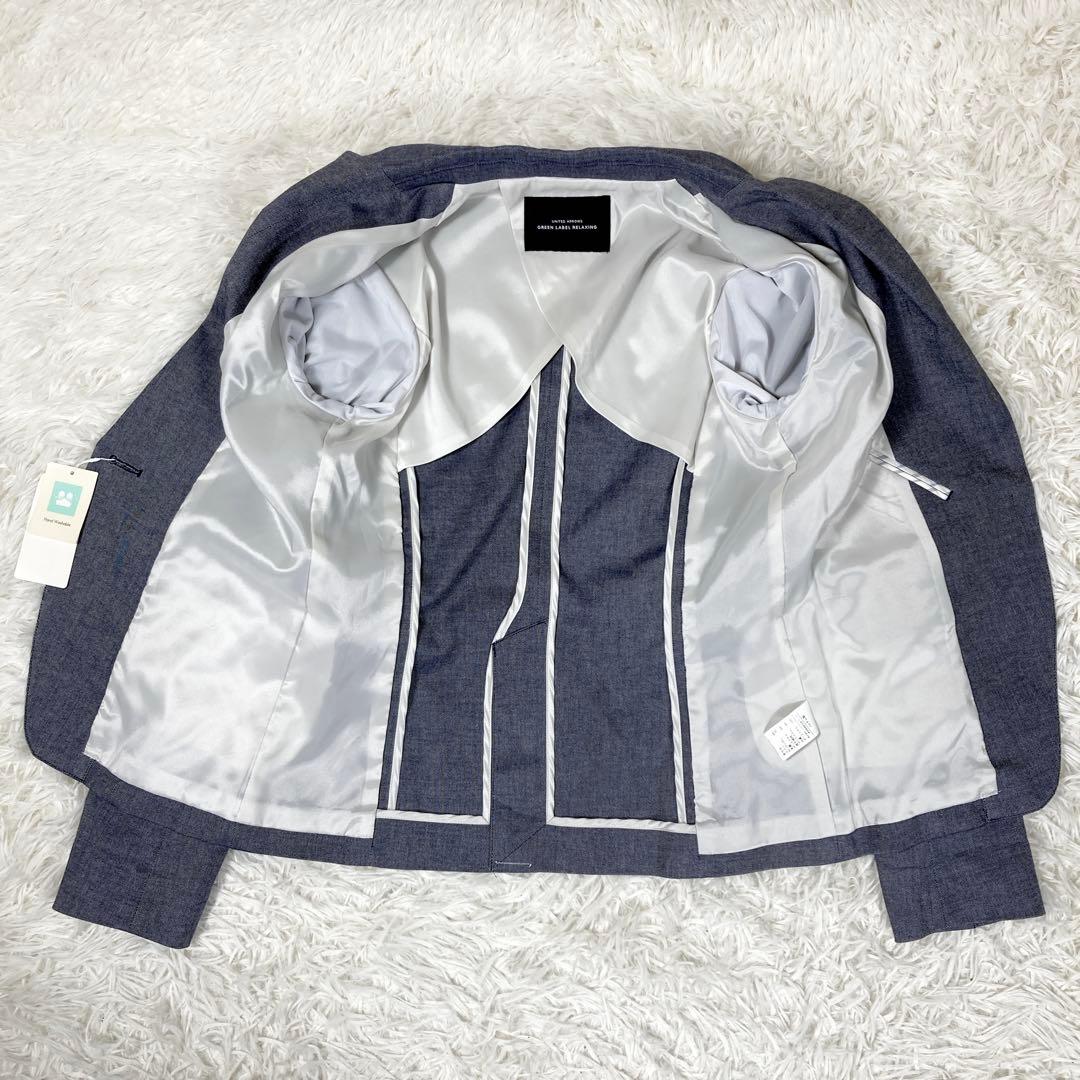 【未使用タグ付き品】コットンオックステーラー セットアップスーツ　ウォッシャブル