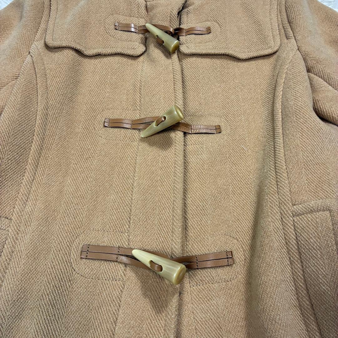 美品✨Burberry ダッフルコート ヘリンボーン ウール ノバチェック L