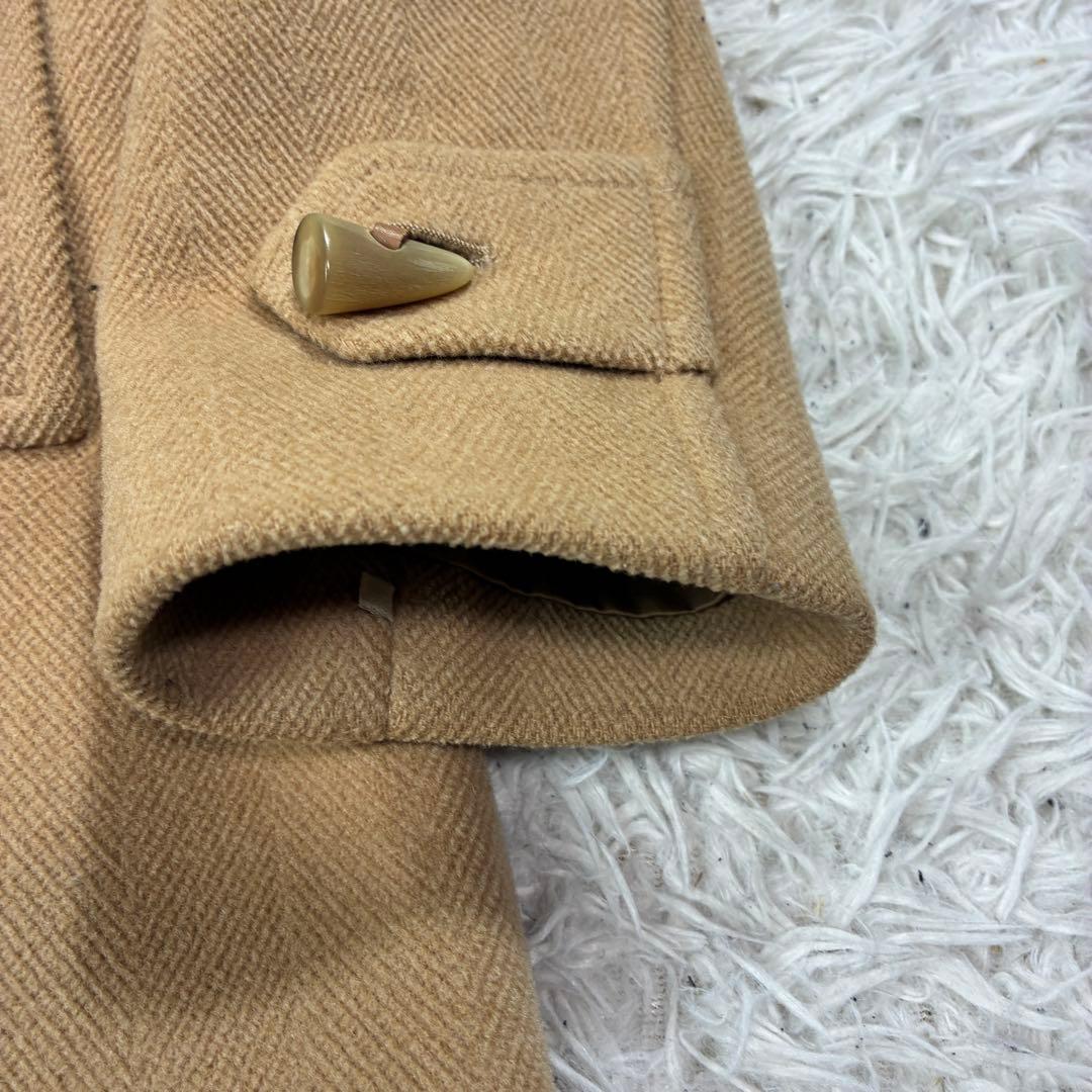 美品✨Burberry ダッフルコート ヘリンボーン ウール ノバチェック L