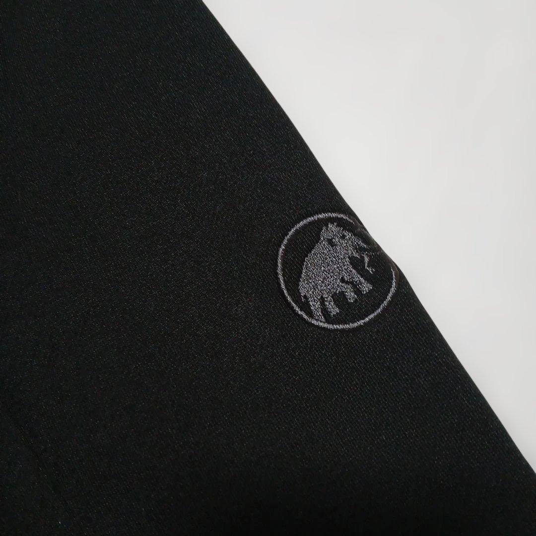 マムート　エッセンシャル　ミッドレイヤー　クルーネック　黒　裏起毛　M