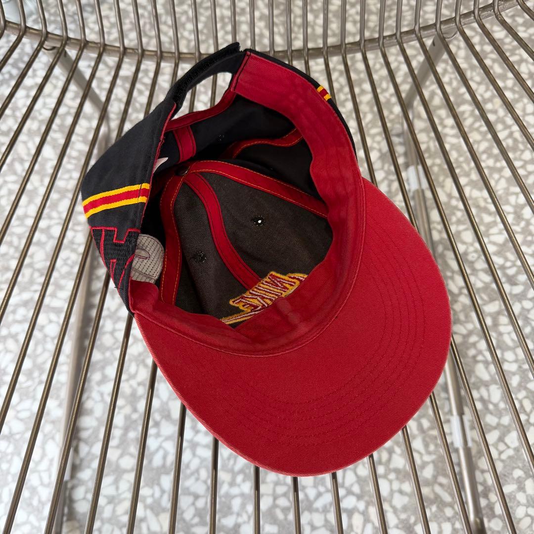 【刺繍ロゴ、好配色】オールドナイキ古着スウッシュユニセックス帽子キャップsk8