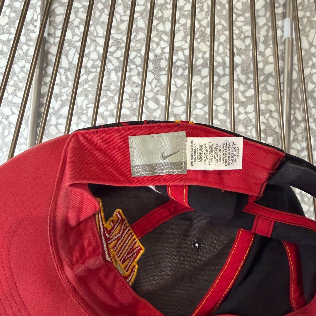 【刺繍ロゴ、好配色】オールドナイキ古着スウッシュユニセックス帽子キャップsk8