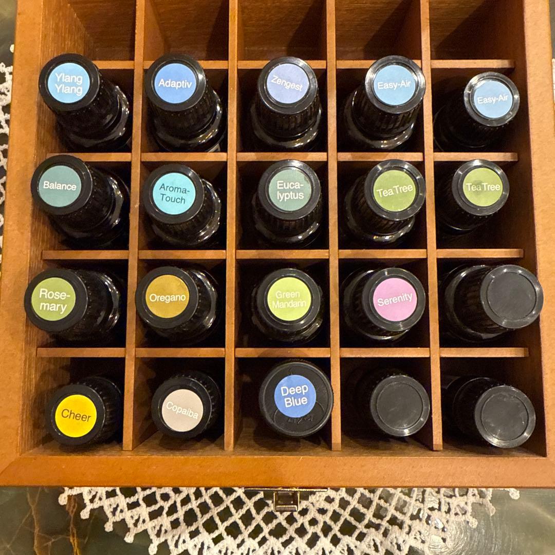 売切最終価格‼️ ドテラ アロマ エッセンシャル オイル 20本 木箱 ボックス